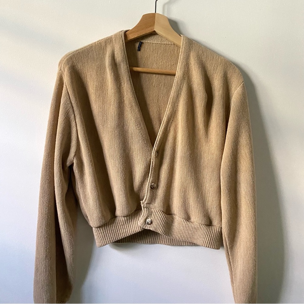 Slouchy Crop Cardigan